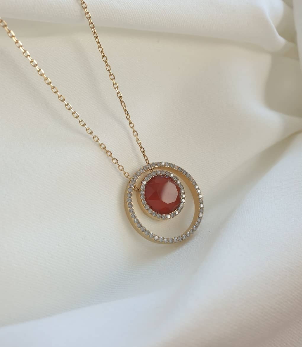 colar-duplo-circulo-com-pedra