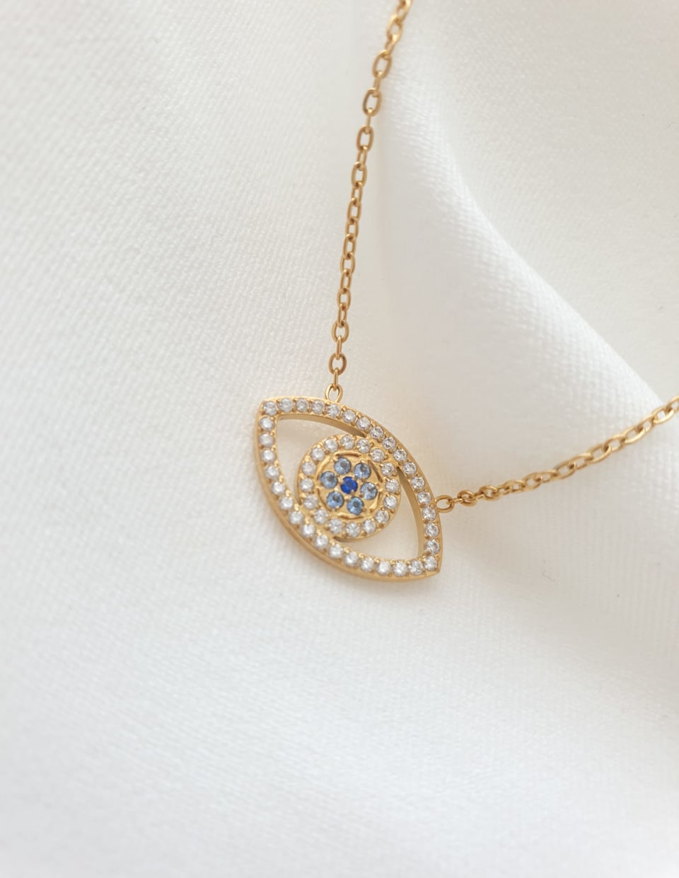 product-Colar olho turco de zircónias-0