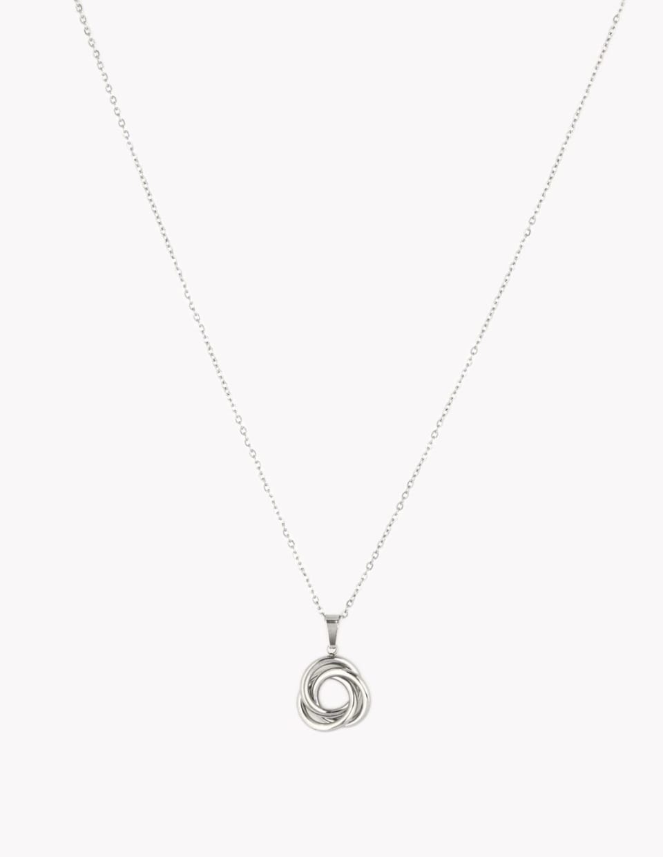 product-Colar em aço laços entrelaçados-1