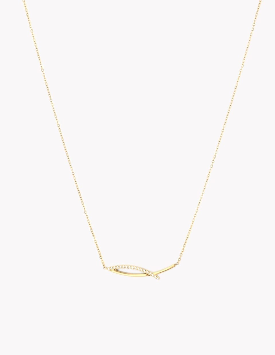 product-Colar em aço com brilhantes-0